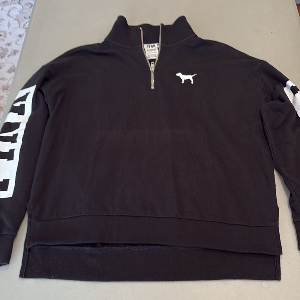 PINK Victoria's Secret Black Sweatshirt - Picture 5 of 7
